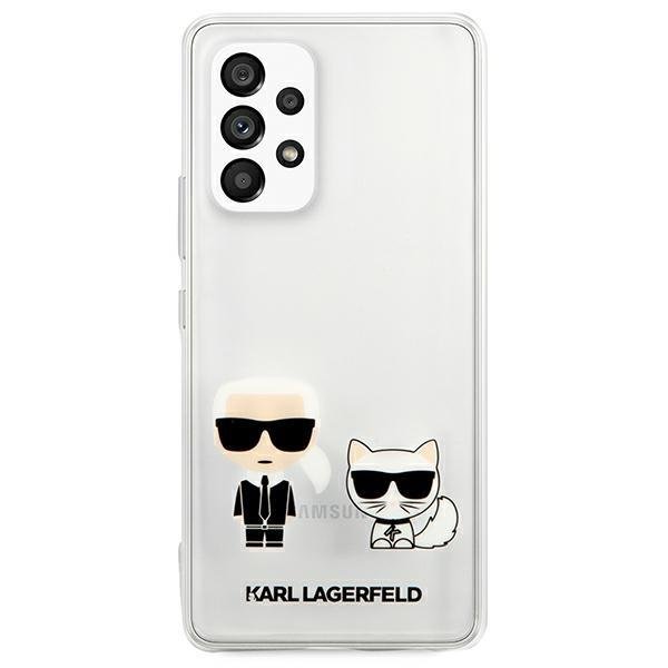 Samsung Galaxy A53 5G (SM-A536) Karl Lagerfeld Karl & Choupette Case Cover (KLHCA53CKTR), Transparent (1)