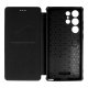 Samsung Galaxy A54 (SM-A546) Razor Leather Book Case Cover Wallet, Black