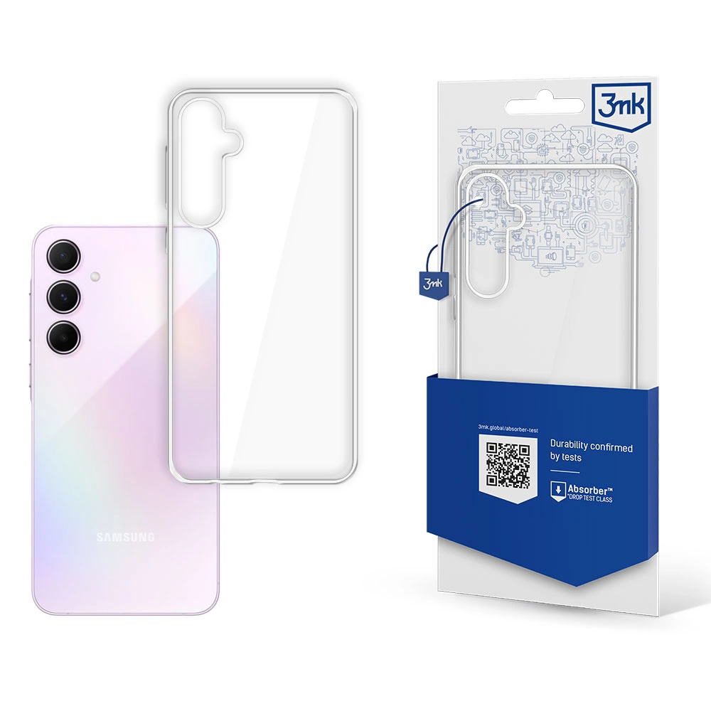 Samsung Galaxy A55 ( SM-A556B/DS ) 3MK Clear Case Cover, Transparent