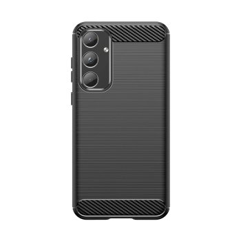 Samsung Galaxy A55 ( SM-A556B/DS ) Carbon Flexible Cover TPU Case, Black