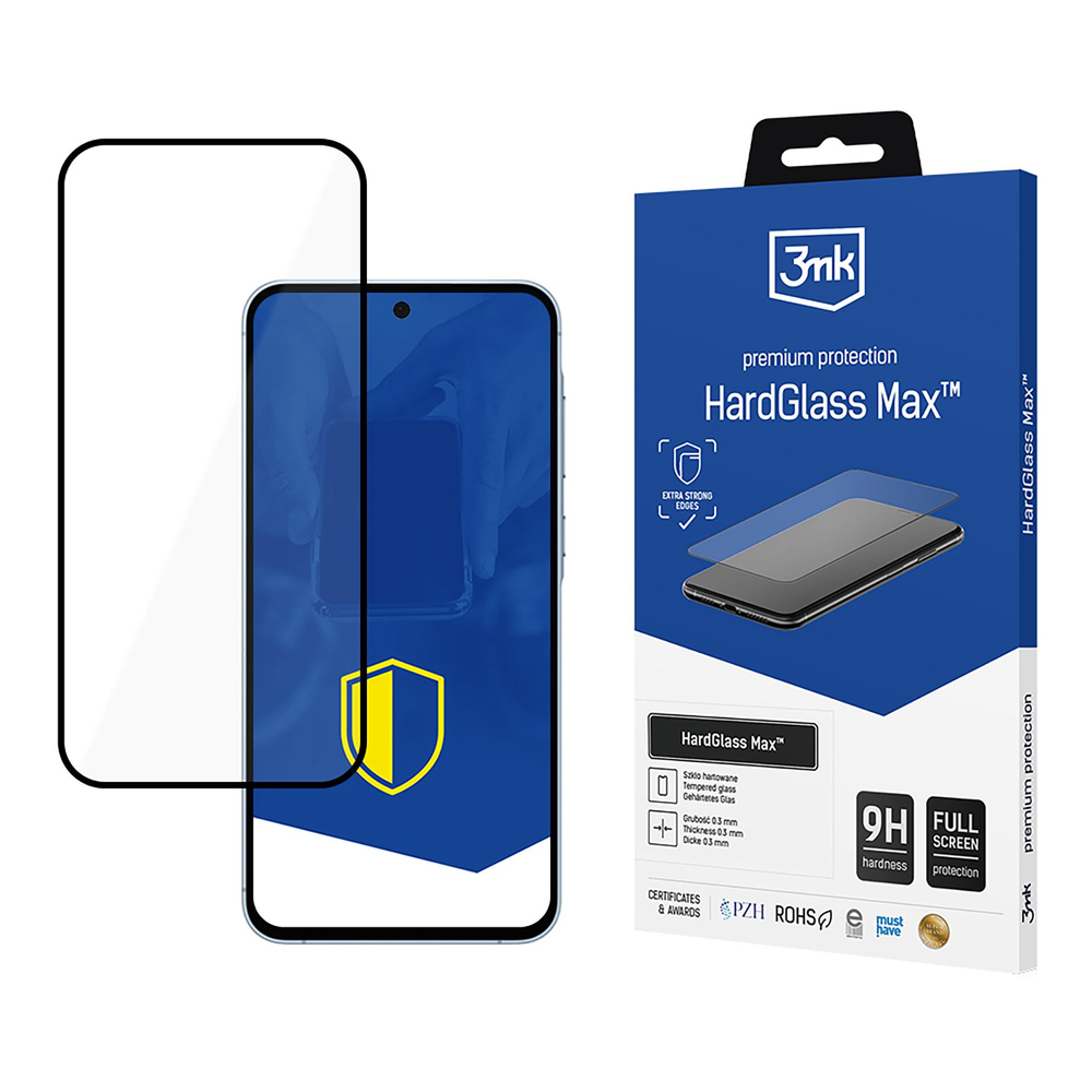 Samsung Galaxy A55 ( SM-A556B/DS ) 3MK HardGlass Max 5D Tempered Glass Screen Protector