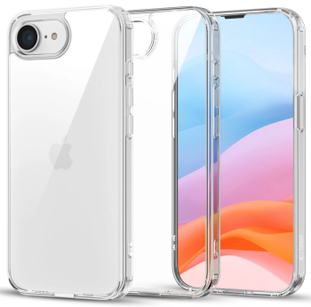 Apple iPhone 16e / SE (2025) 6.1'' Tech-Protect FlexAir Hybrid Cover Case, Transparent