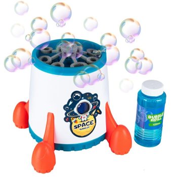 Kids Electric Bubble Machine Toy Automatic Bubble Maker "Rocket"
