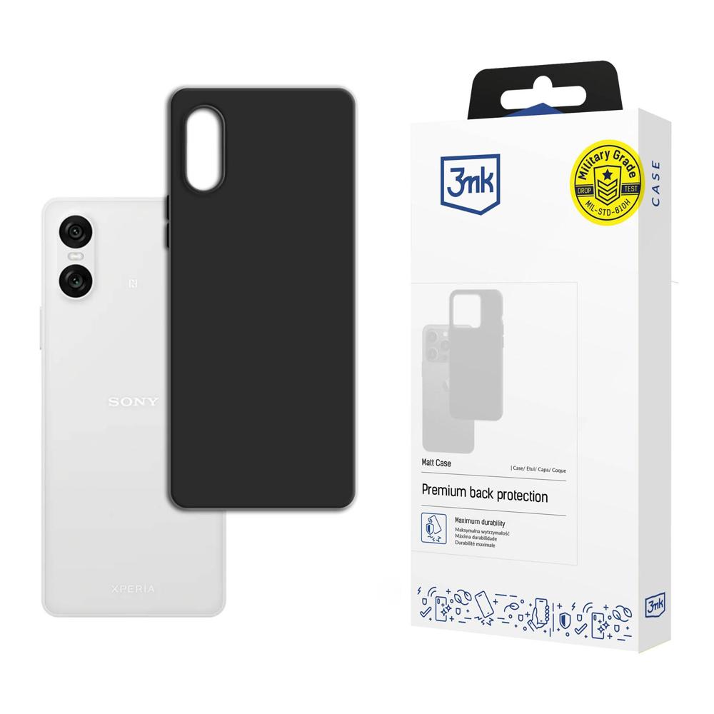 Sony Xperia 10 VI 3MK Matt Case Cover, Black
