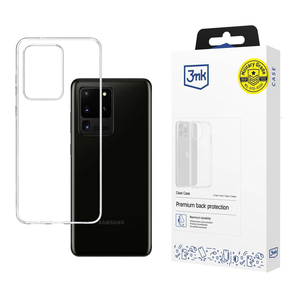Samsung Galaxy S20 Ultra (SM-G988F) 3MK Clear Case Cover, Transparent