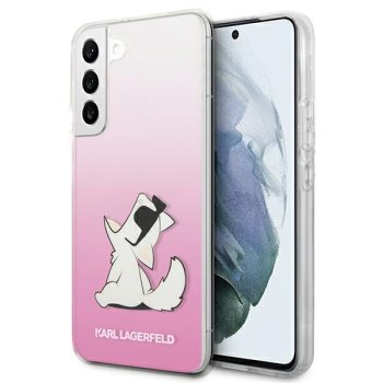 Karl Lagerfeld Choupette Fun Case for Samsung Galaxy S22+ - Pink