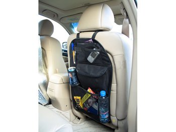 Car Back Seat Organizer Storage, Black