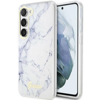 Samsung Galaxy S23 (SM-S911) Guess Marble Case Cover (GUHCS23SPCUMAH), White