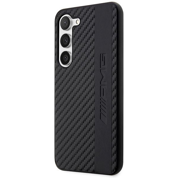 Samsung Galaxy S23 (SM-S911) AMG Carbon Stripe&Embossed Case Cover (AMHCS23SBLSCA), Black (0)