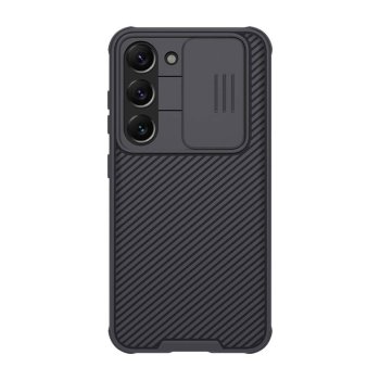Samsung Galaxy S23 (SM-S911) Nillkin CamShield Pro Case Cover with Camera Protection Shield, Black