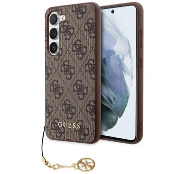 Samsung Galaxy S23 (SM-S911) Guess Charms Collection Case Cover (GUHCS23SGF4GBR), Brown