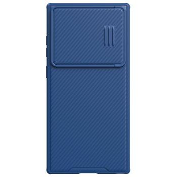 Samsung Galaxy S23 Ultra (SM-S918) Nillkin CamShield S Case Cover with Camera Protection Shield, Blue