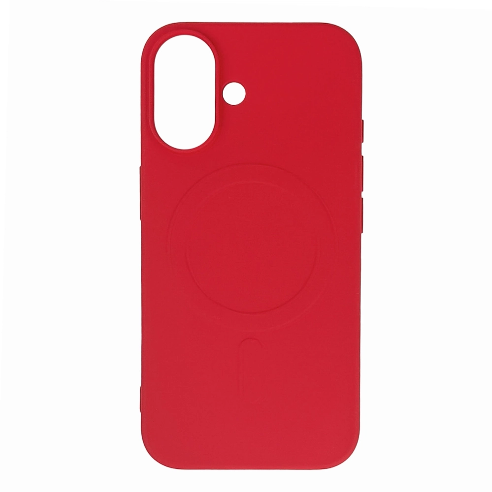 Samsung Galaxy S25 Edge (SM-S937B/DS) Liquid Silicone Case with MagSafe Cover, Red