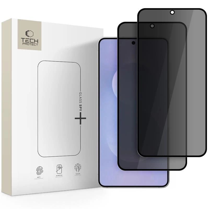 Tech-Protect Glass Spy+ 2-pack Privacy Glass Samsung Galaxy S25 Edge