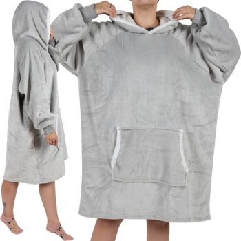 XXL Sweatshirt Blanket Ruhhy 24402, Gray
