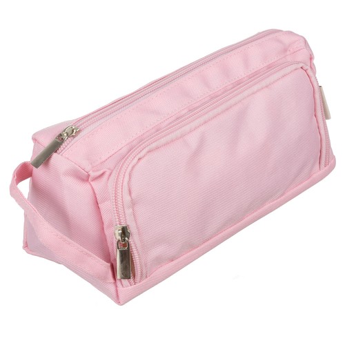 Double Extendable Pencil Case Maaleo 24519, Pink (2)