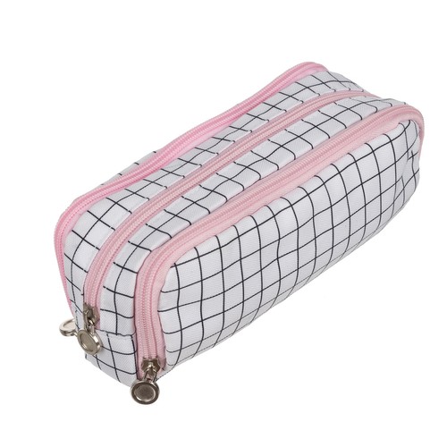 Triple Folding Pencil Case Maaleo 24514, Checkered (1)