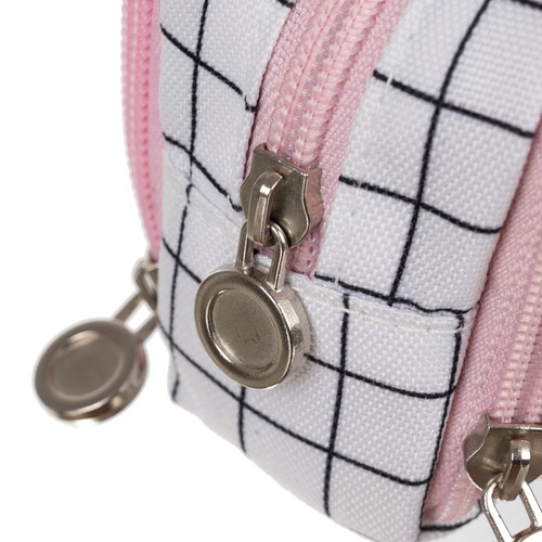 Triple Folding Pencil Case Maaleo 24514, Checkered (8)