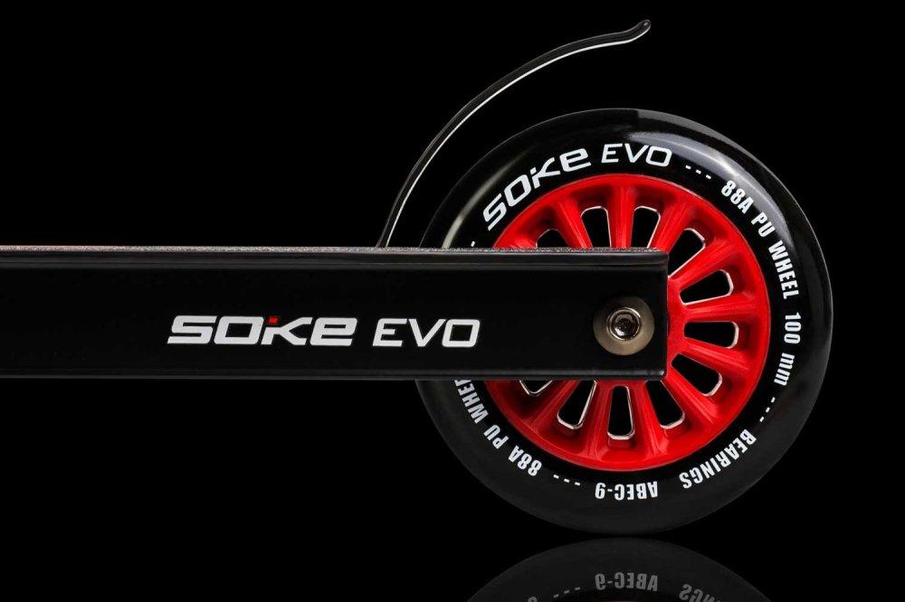 SOKE EVO Blue-Red Scooter - Stylish & Durable Ride for Kids and Teens (1)