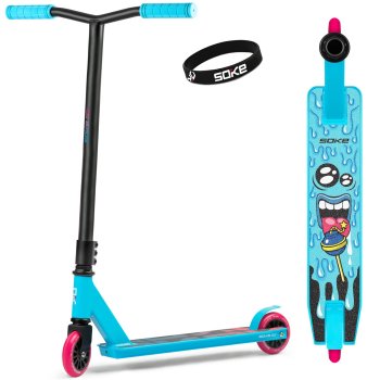 SOKE GO! Pro Stunt Scooter for Freestyle Tricks, Turquoise