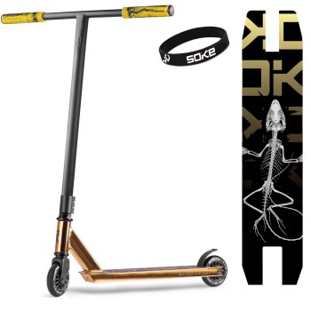 Pro Stunt Scooter SOKE EVO for Tricks and Freestyle, Gold