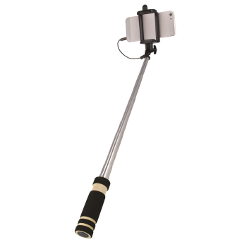 Wired Selfie Stick Setty SAJ-01 with 3.5mm Audio Jack, black