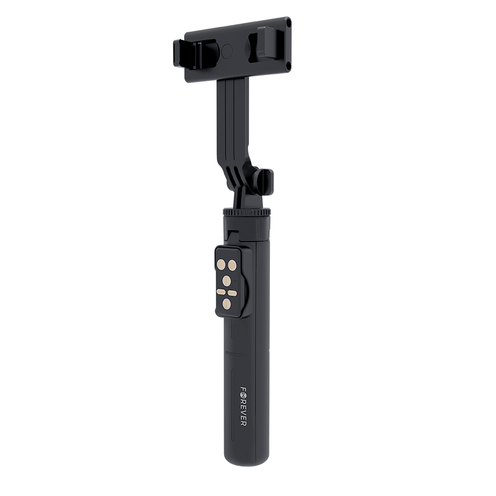 Selfie Stick with Tripod Forever SST-100 with Bluetooth Remote, Black (0)