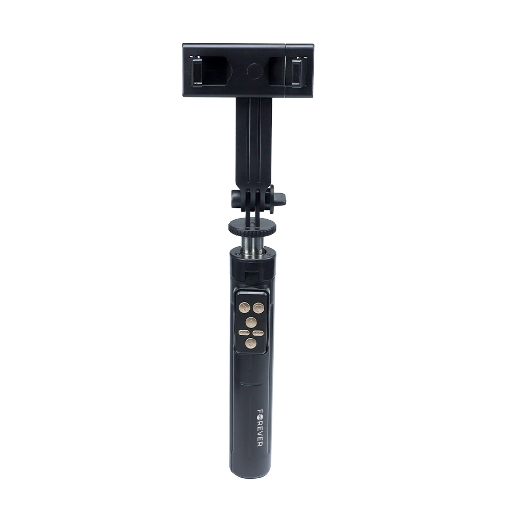 Selfie Stick with Tripod Forever SST-100 with Bluetooth Remote, Black (1)
