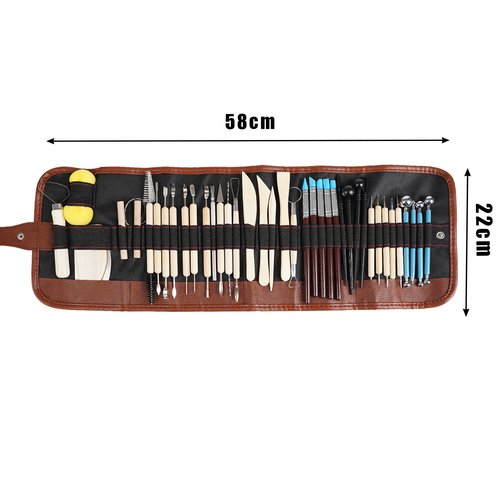 Maaleo 26135 Clay Sculpting and Modeling Tools Set, 40-Piece Kit (1)