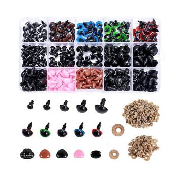 Safety Eyes and Noses for Amigurumi 560pcs Craft Kit for Stuffed Animals