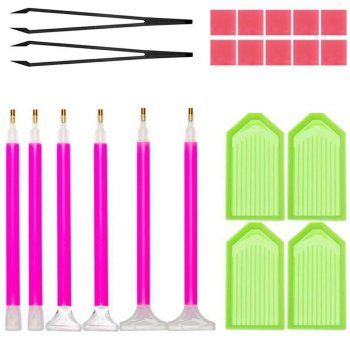 Diamond Embroidery Accessories Set, 22 pcs