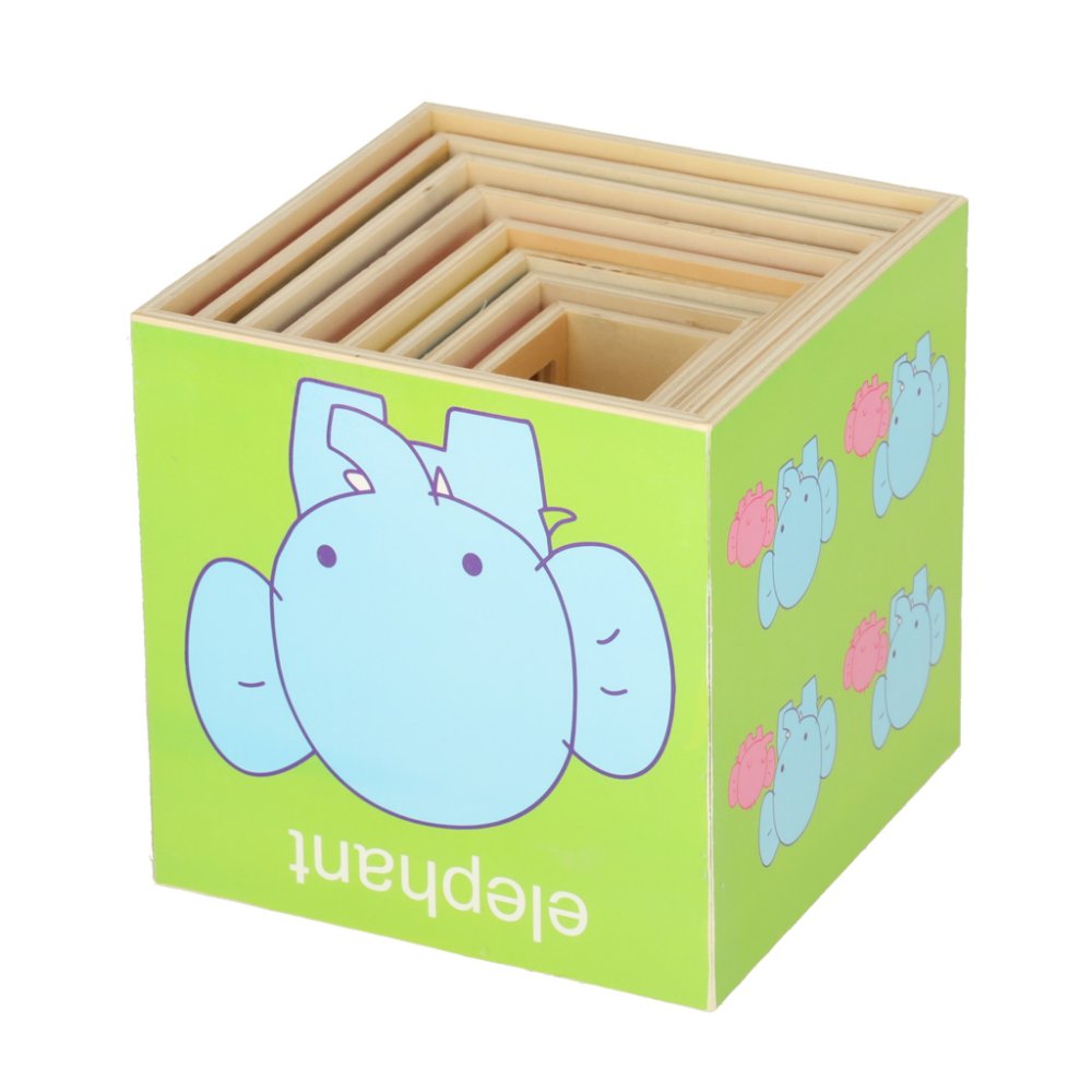 Wooden Educational Stacking Tower and Shape Sorter Toy for Counting 71 cm XXL (0)