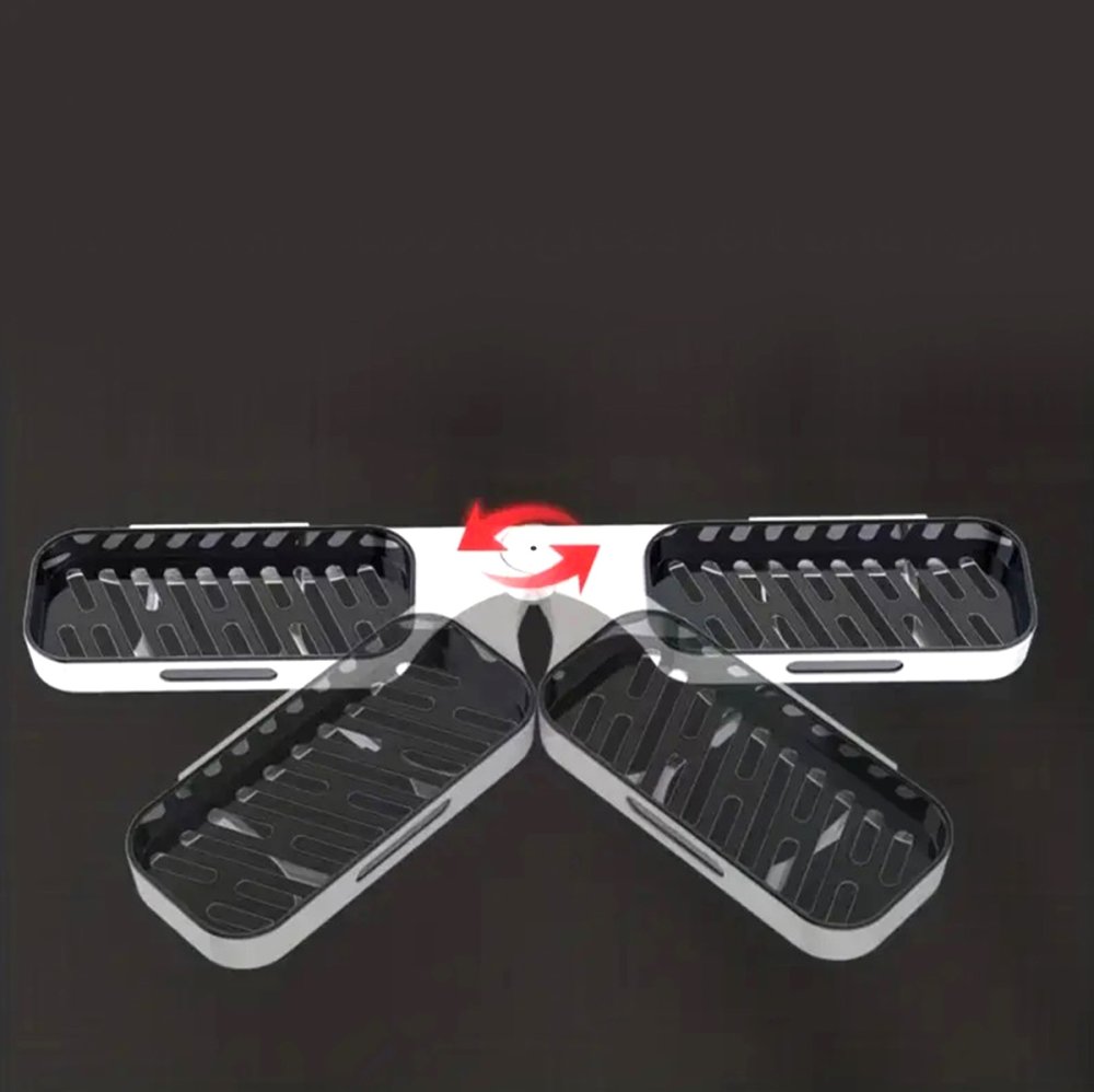 Bathroom and Kitchen Shelf Storage, Black (5)