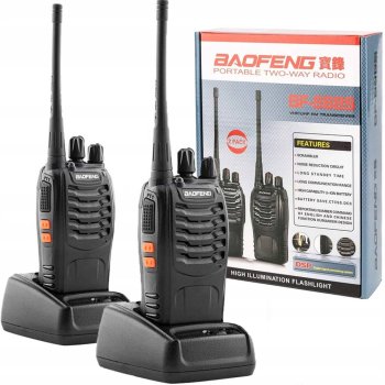 Baofeng BF-888S PMR Walkie Talkie Set, 2pcs