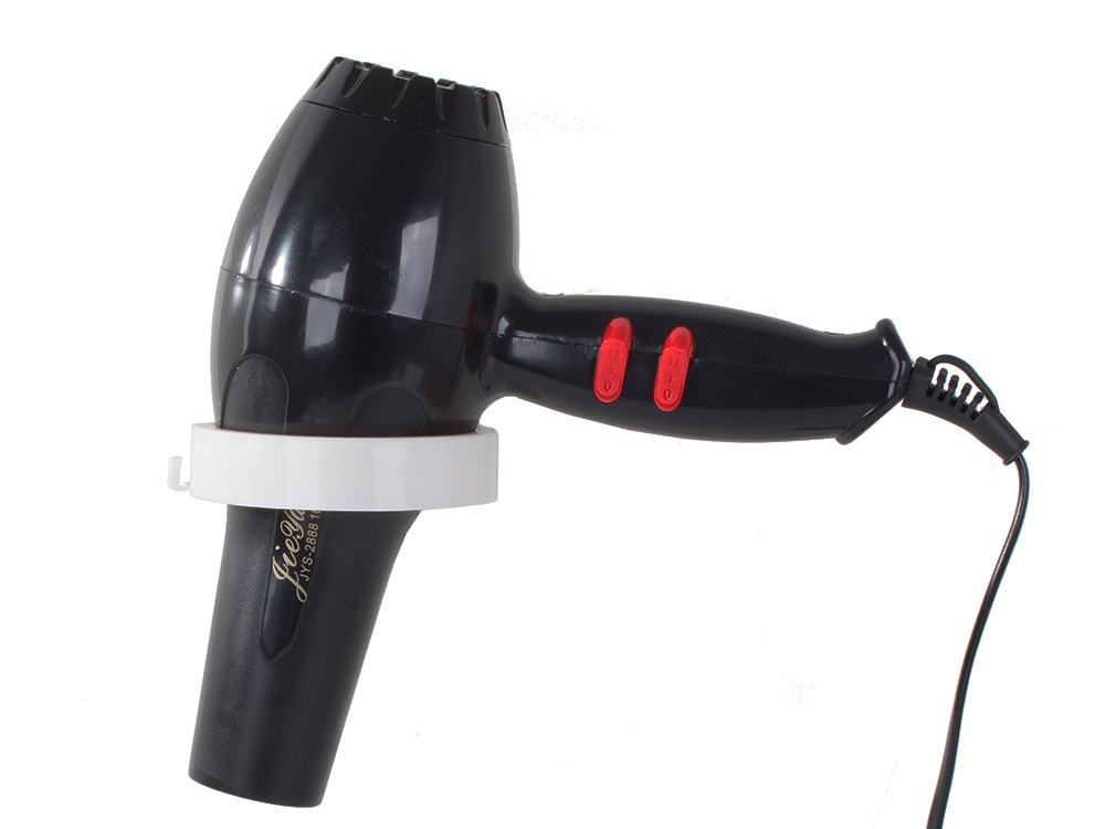 Wall Mounted Hair Dryer Holder Bathroom Organizer (2)