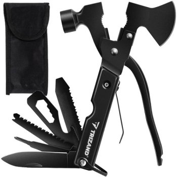 Multifunctional Foldable Tool (Axe, Hammer, Saw, etc.) for Survival Trips Picnics Tourism, 17in1