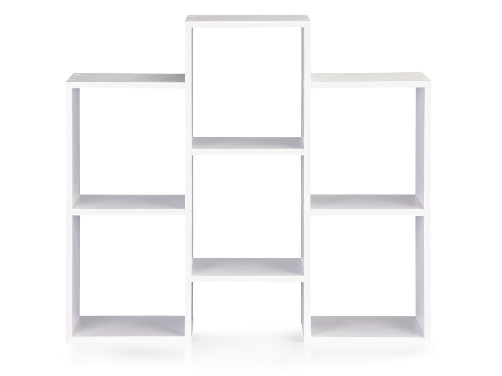 Modern Standing Bookcase Shelving Unit for Living Room ModernHome, White (0)