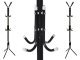 Standing Coat Rack for Hallway, Metal Coat Stand for Jackets, Black