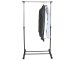 Adjustable Telescopic Clothes Rack Hanger on Wheels