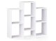Modern Standing Bookcase Shelving Unit for Living Room ModernHome, White