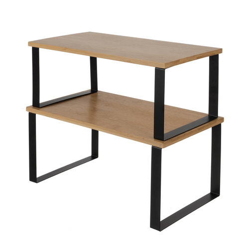 Set of 2 Pcs Bamboo Kitchen Shelf Ruhhy 25661 (11)