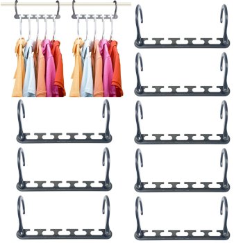 Wonder Hanger Max Wardrobe Organizer Clothes Hanger, Set of 8 Pcs