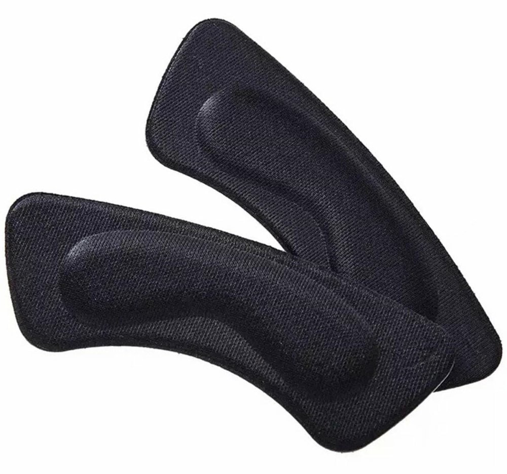 Self-Adhesive Foam Heel Grips 3mm Shoe Inserts, Black (0)