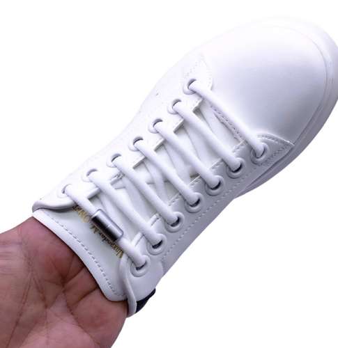 Malatec Elastic Shoelaces without Binding, White (6)