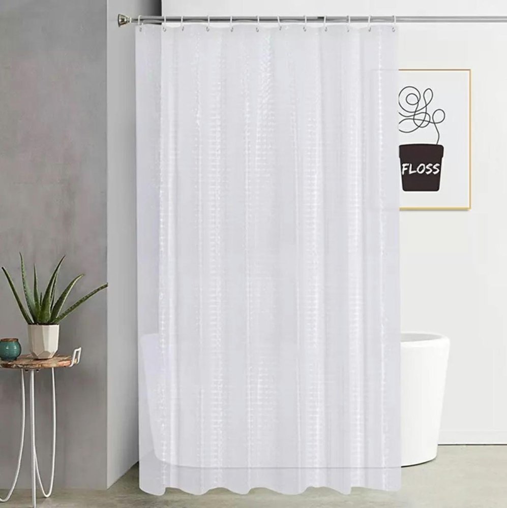 Shower Curtain, 180×180 cm, with Hooks (0)