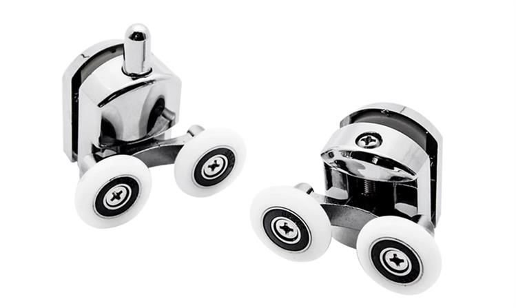 Shower Door Roller Wheels Set, 8 pcs, Chrome (0)