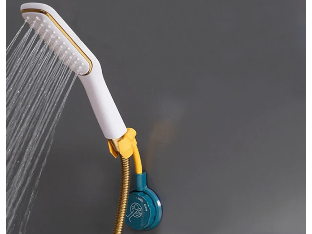 Shower Head Holder with Suction Cup, Different Colors (1)