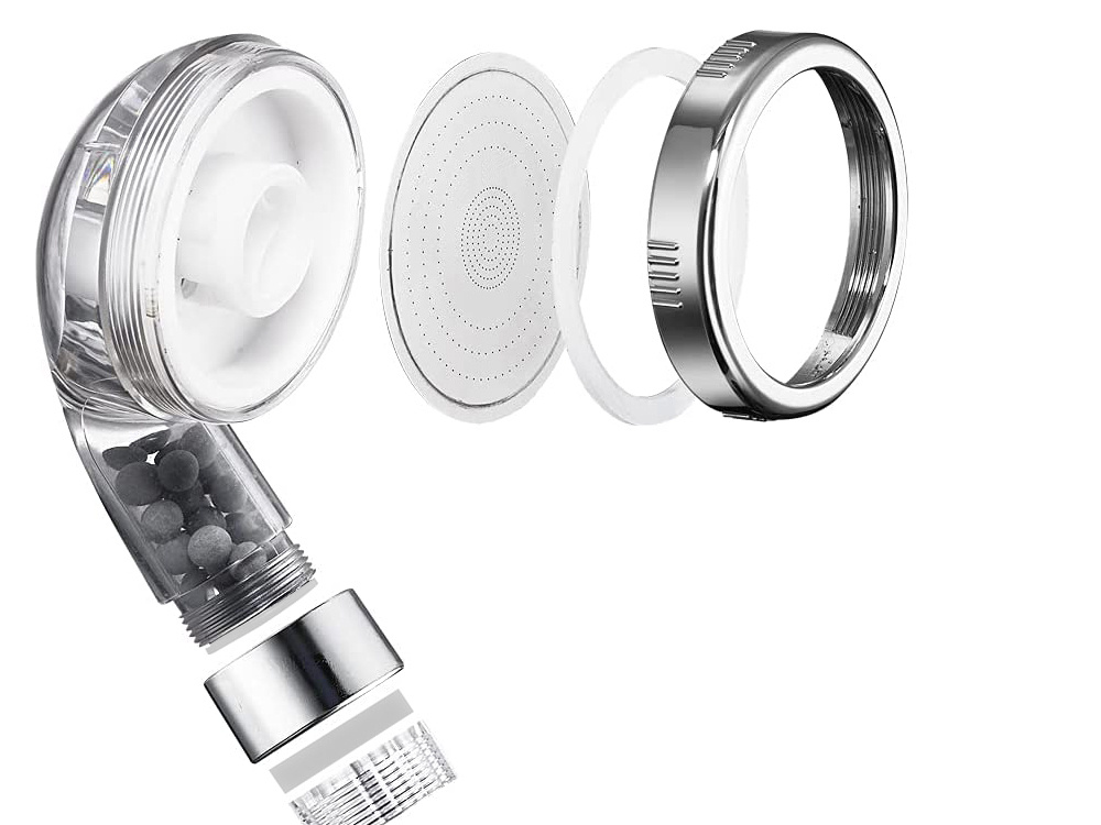 Shower Handset with Stone Filter (without Hose), 21 cm (4)