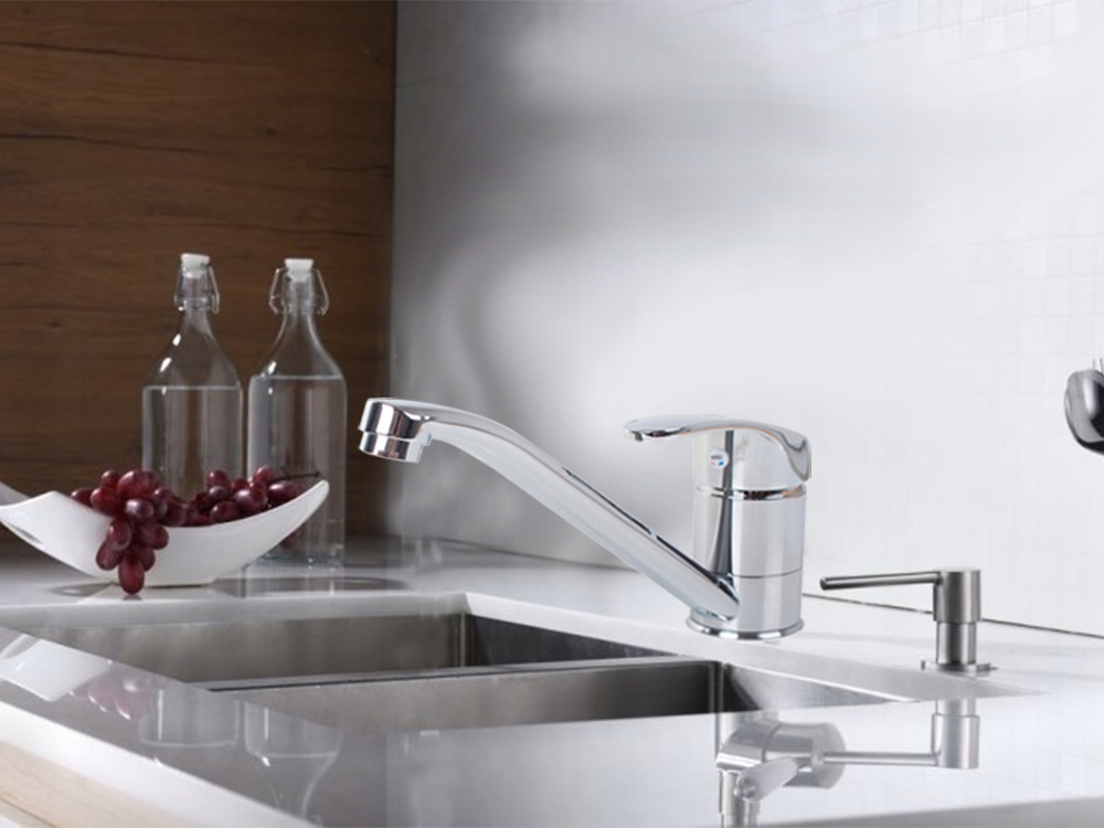 Kitchen Mixer Tap, Chrome, 12.5×22 cm (0)