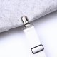 Adjustable Bed Sheet Fasteners with Clips, 2 Pack, White